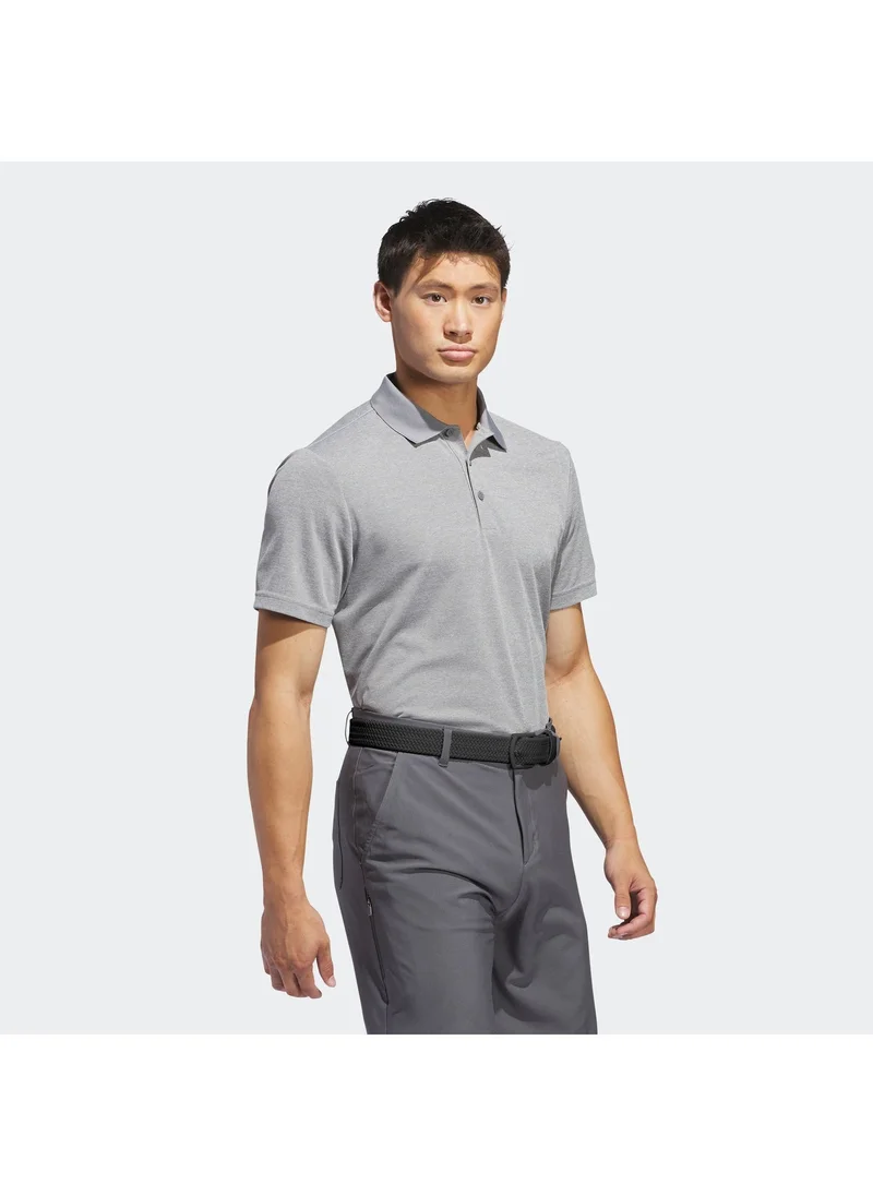 Adidas Adi Performance Heathered Polo Shirt