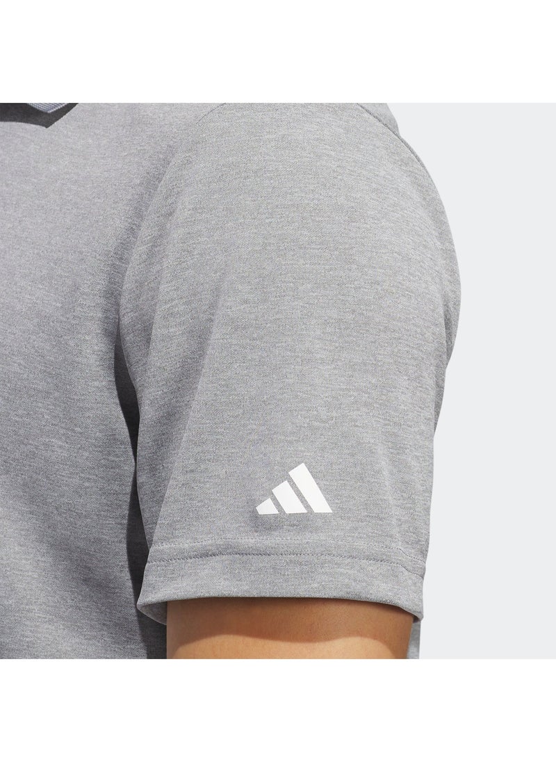 Adidas Adi Performance Heathered Polo Shirt - Image 3
