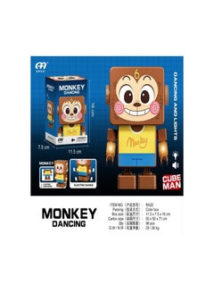 SWINGING MONKEY WITH LIGHT & MUSIC B/O