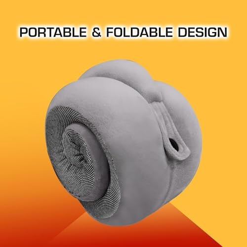 Billebon Ultrasoft Memory Foam Neck Pillow for Travel, Lightweight Comfortable & Breathable Cover, Airplane Travel Pillow Combo with Premium Eye Mask and Carry Bag. - Image 3