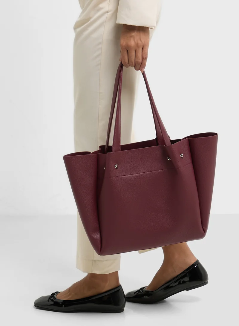 ELLA 2 In 1 Minimalist Tote Bag With Pouch