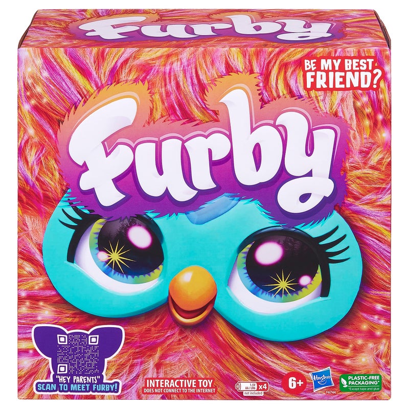 Furby Coral, 15 Fashion Accessories, Interactive Plush Toys for 6 Year Old Girls & Boys & Up, Voice Activated Animatronic - Image 2
