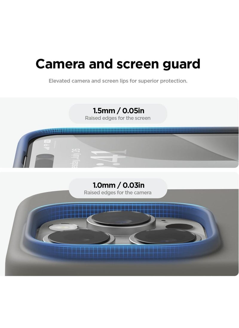 Raxoom Space Grey Full Body Protection Case for iPhone 16 Pro - Shockproof, Slim Design with Anti-Scratch Microfiber Lining - Image 4