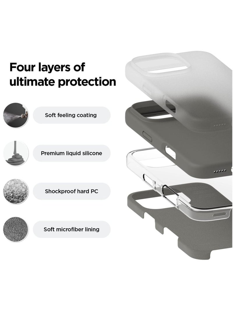 Raxoom Space Grey Full Body Protection Case for iPhone 16 Pro - Shockproof, Slim Design with Anti-Scratch Microfiber Lining - Image 2