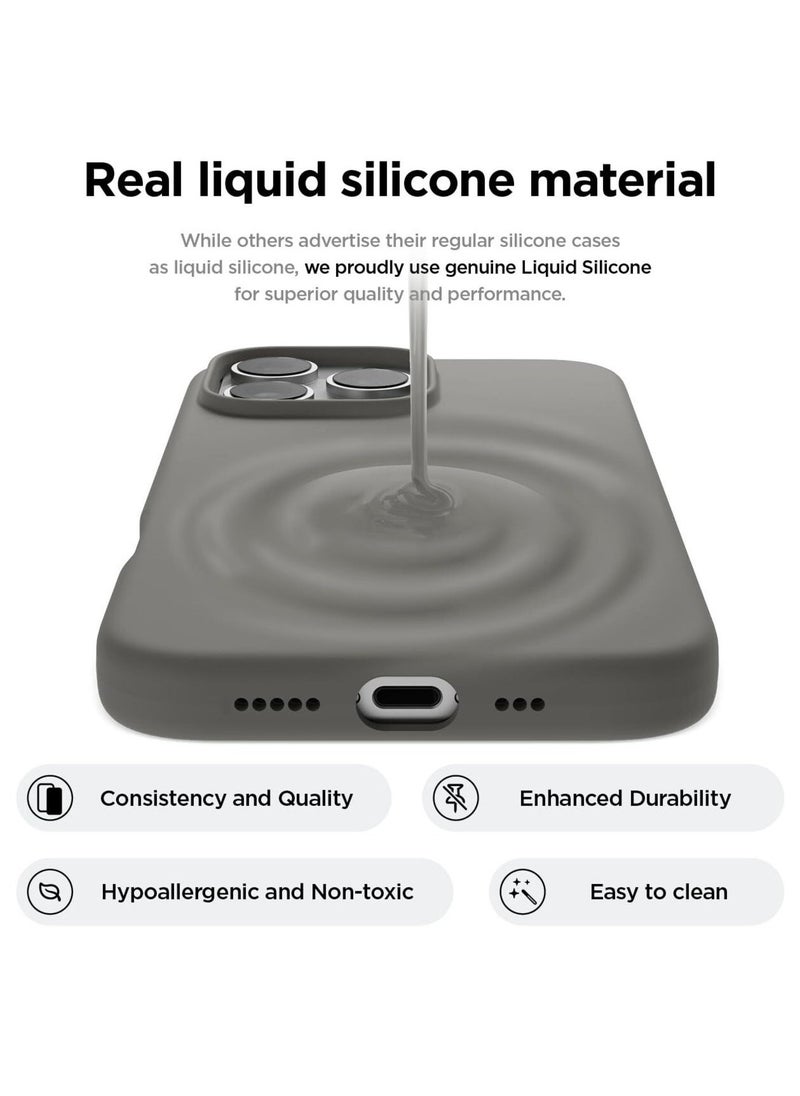 Raxoom Space Grey Full Body Protection Case for iPhone 16 Pro - Shockproof, Slim Design with Anti-Scratch Microfiber Lining - Image 3