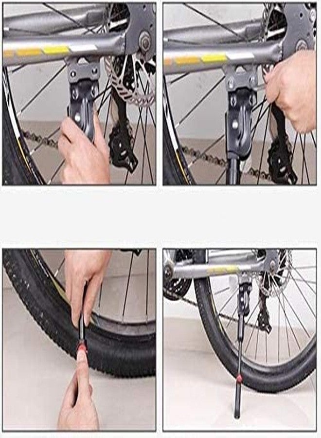 UDee Adjustable Bicycle Kickstands Aluminum Bicycle Side Stand Rear Kick Stand for 24 26 27.5 Inch Mountain/Road Bike/MTB - Image 3