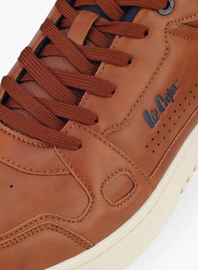 Lee Cooper TAN Men Lace-Up Ankle Sneakers for Men | Best Price UAE