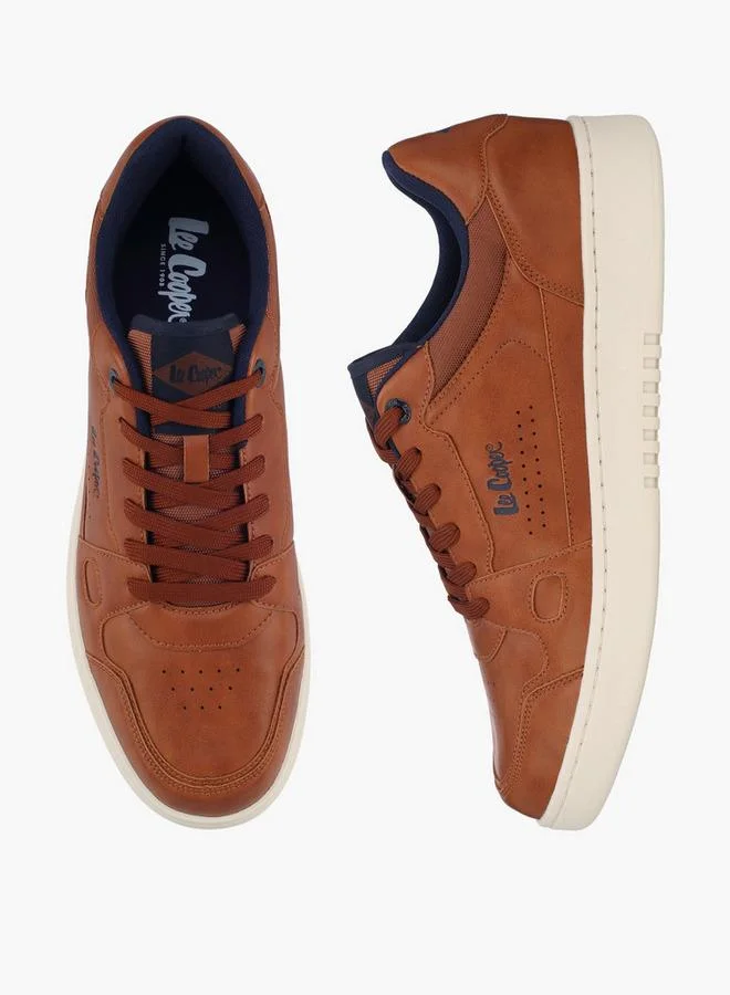 Lee Cooper TAN Men Lace-Up Ankle Sneakers for Men | Best Price UAE