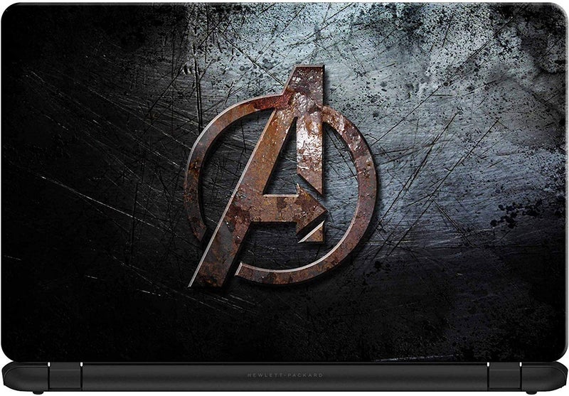 WALLTON - Avengers Logo HD Quality Vinyl Laptop Skin Decal/Sticker Protector, Fits Dell, Hp, Lenovo, Toshiba, Acer, ASUS and for All Models Up to 11.6" - 15.6" Inch, Pack of 1 - Image 1