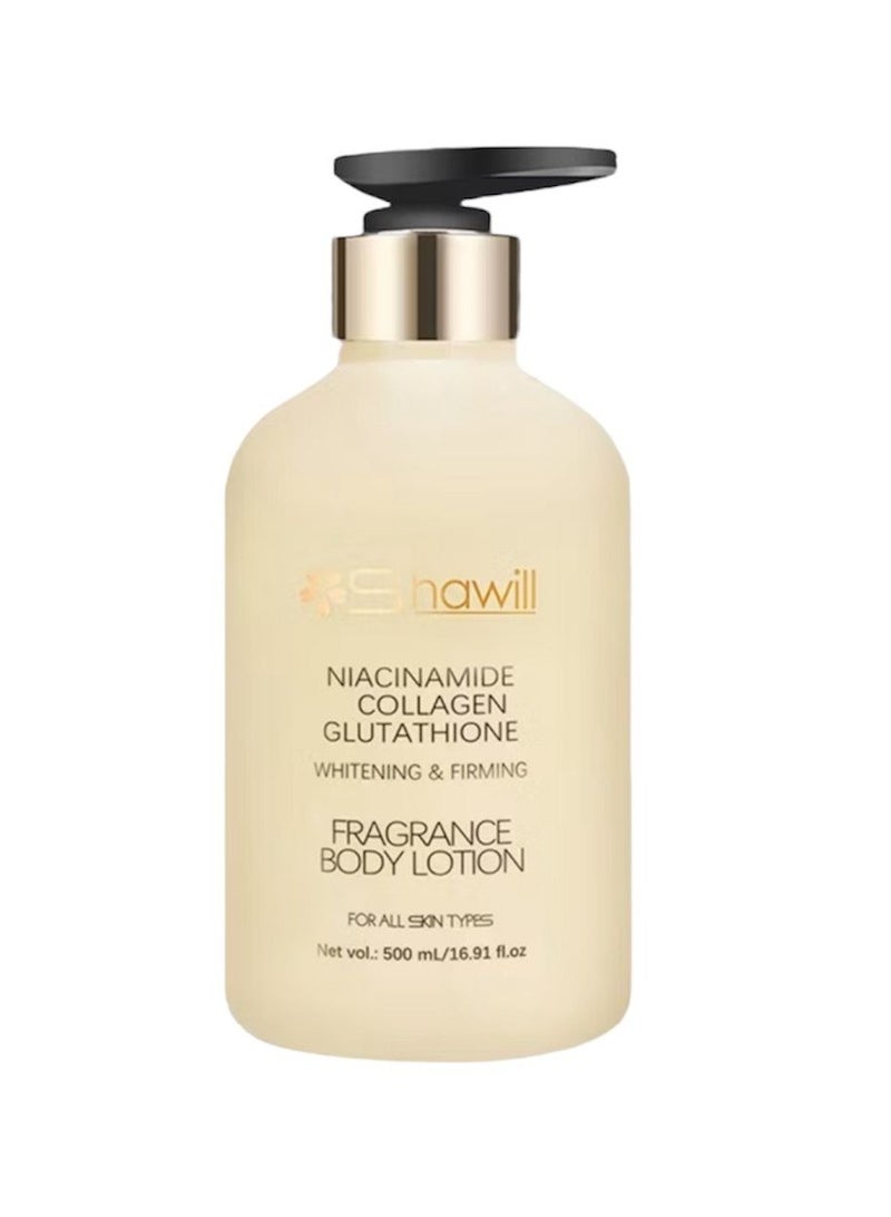Niacinamide collagen gluthathione whitening and firming body lotion
