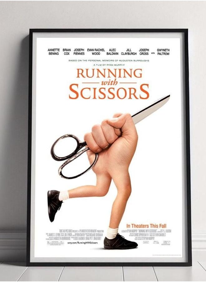 Generic - (Assembly frame) Running with Scissors Movie Poster, Canvas Poster Printing, Classic Movie Wall Art for Room Decor, Unique Gift Idea - Image 1