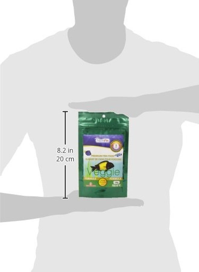 Northfin تركيبة طعام نورثفين النباتي للأسماك - حبيبات بطيئة الغرق للأسماك العاشبة (1 مم، 100 غرام) | نظام غذائي عضوي فاخر قائم على عشب البحر مع سبيرولينا وأستازانتين لتحسين اللون وصحة الجهاز الهضمي - Image 2