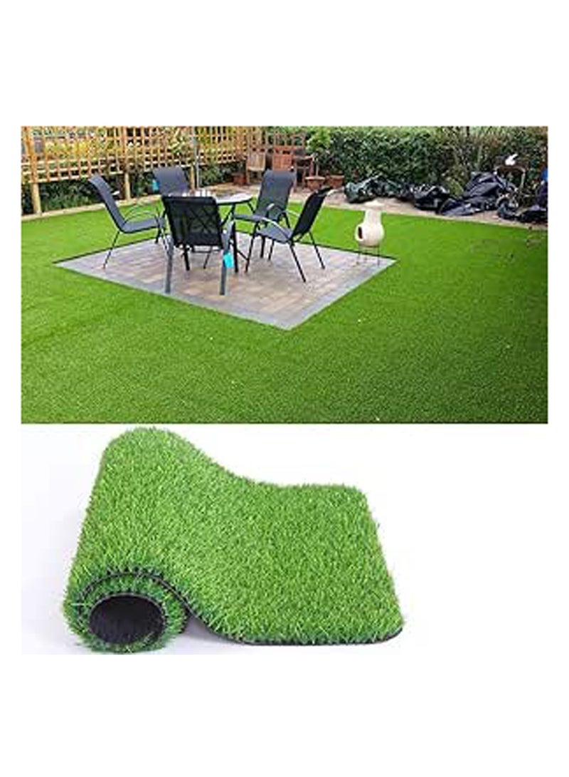 LINGWEI 2x1 Meter Realistic Artificial Grass Rug Dog Grass Mat with Drainage Holes Fake Grass Turf - Image 3