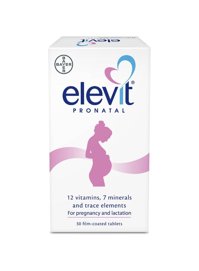 BAYER Elevit Pronatal Women Multivitamin & Minerals 30 Tablets - Image 1