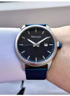 Ferrucci Men's Calendar Mesh Strap Wristwatch  - Image 2