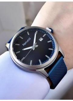 Ferrucci Men's Calendar Mesh Strap Wristwatch  - Image 1