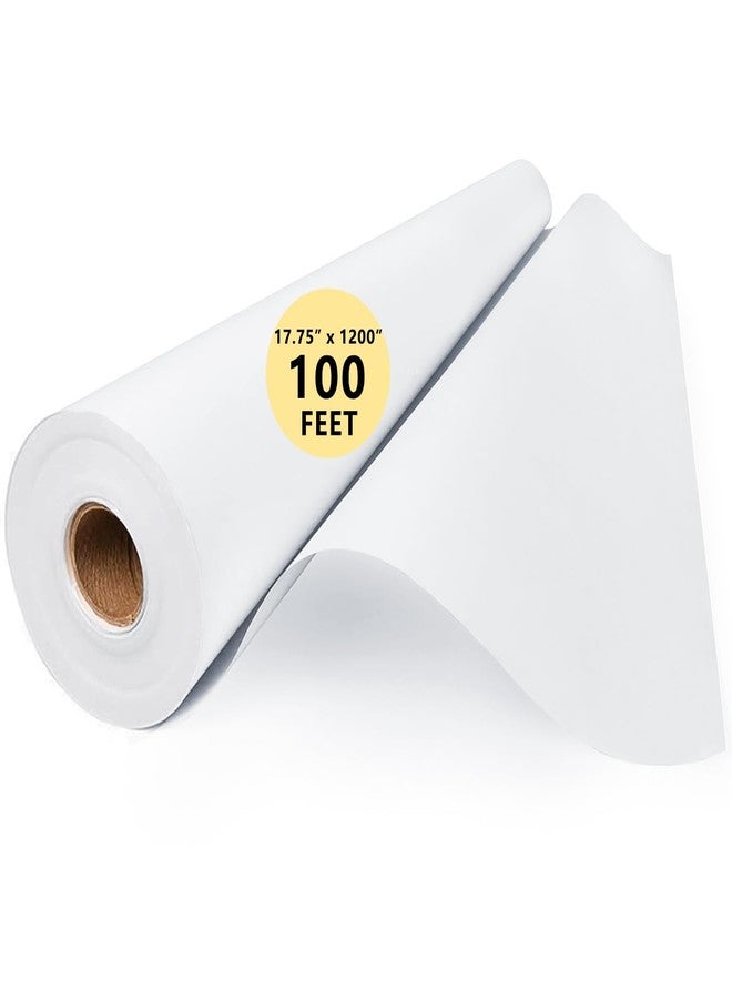 Donyang Art Easel Paper Roll for Crafts, Drawing & Painting, 17.75"x1200" (100') White Gift Wrapping Paper, Craft Kraft Bulletin Board Paper, Art Supplies for Kids Adults Teens, Perfect for Valentine's Day - Image 1