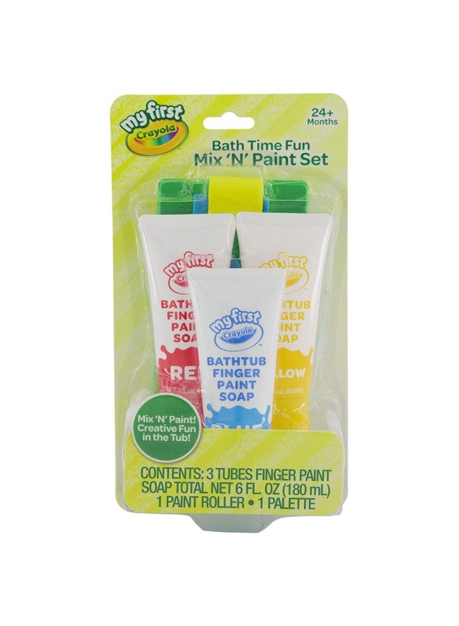 Crayola Bath Tub Brush & Finger Paint Soap Set - Image 1