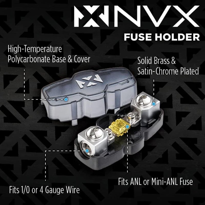 NVX True 8 Gauge AWG 100% OFC Complete Amplifier Wiring Kit with 2-Channel RCA Cable - XKIT82 - Image 4