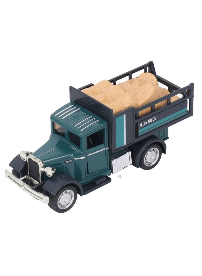 Loquat 1:32 Alloy Car Model Toy Sound Light Vintage Miniature Pull Back Transporter Type 1 - Image 5