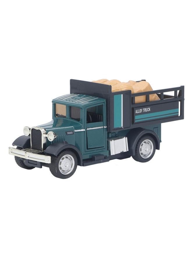 Loquat 1:32 Alloy Car Model Toy Sound Light Vintage Miniature Pull Back Transporter Type 1 - Image 2