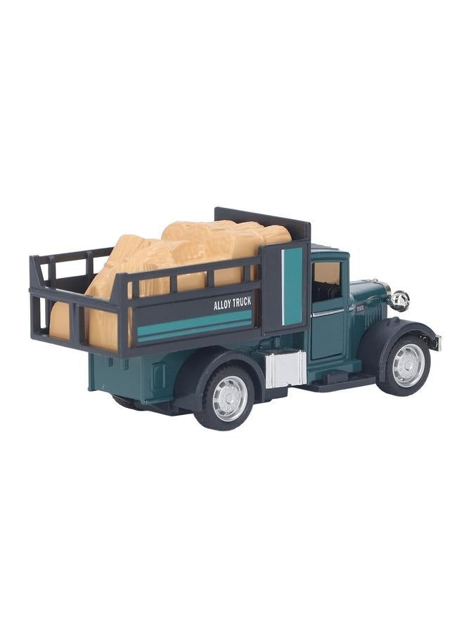 Loquat 1:32 Alloy Car Model Toy Sound Light Vintage Miniature Pull Back Transporter Type 1 - Image 4
