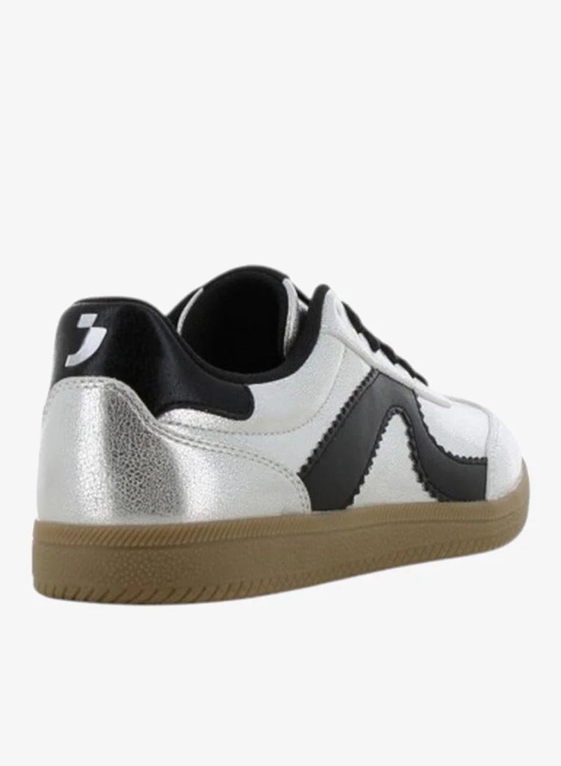 SJ  SJ Women's Panelled Lace-Up Sneakers for Women | Best Price UAE