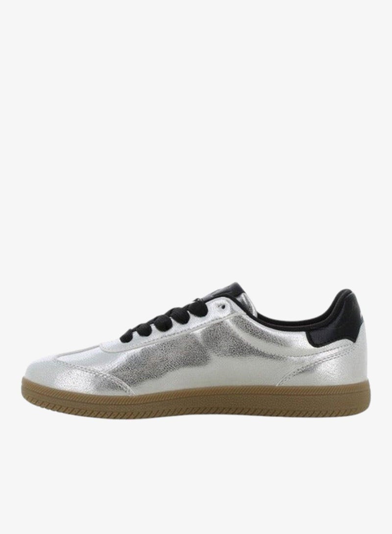 SJ Women's Panelled Lace-Up Sneakers - Image 5