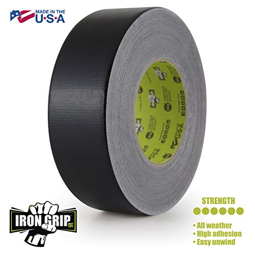 IPG Iron Grip Heavy Duty Duct Tape, 1.88" x 35 yd, Black (Single Roll) - IG235 - Image 3