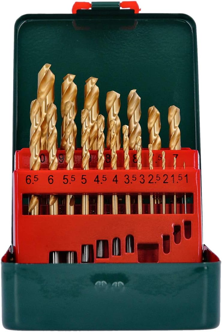 Metabo HSS-TIN Twist Drill Set (19 pcs) - Image 1