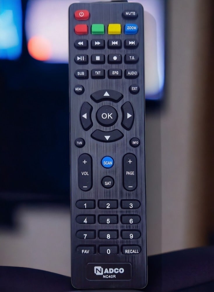 Nadco Replacement Remote Control for Nadco NC40R Satellite Receiver - Image 1