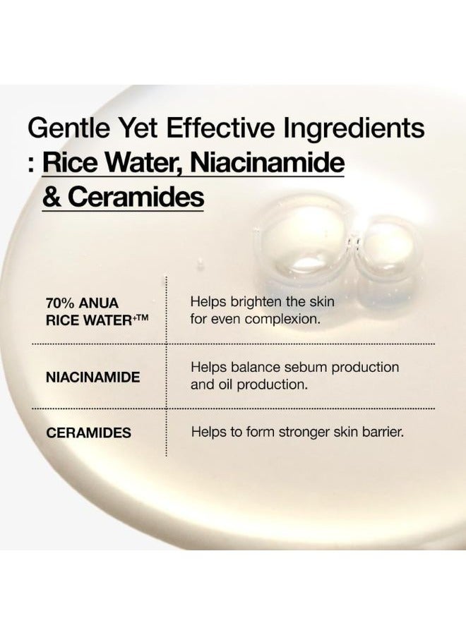 Anua Rice 70 Glow Milky Toner 250ml - Image 4