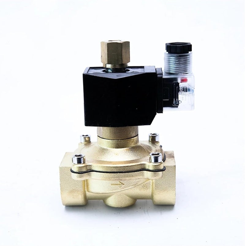1pc 3/4" Electric Solenoid Valve Water 110v 24V 12V 220V 110V Normally Open Solenoid Valve(G_24VDC_NBR-SEAL) - Image 1