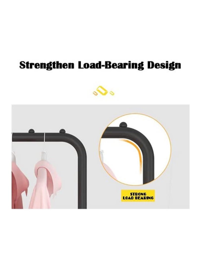 BLOOMING TIME Clothes Organizer And Metal Stand Black 110*54*150(132)cm - Image 4