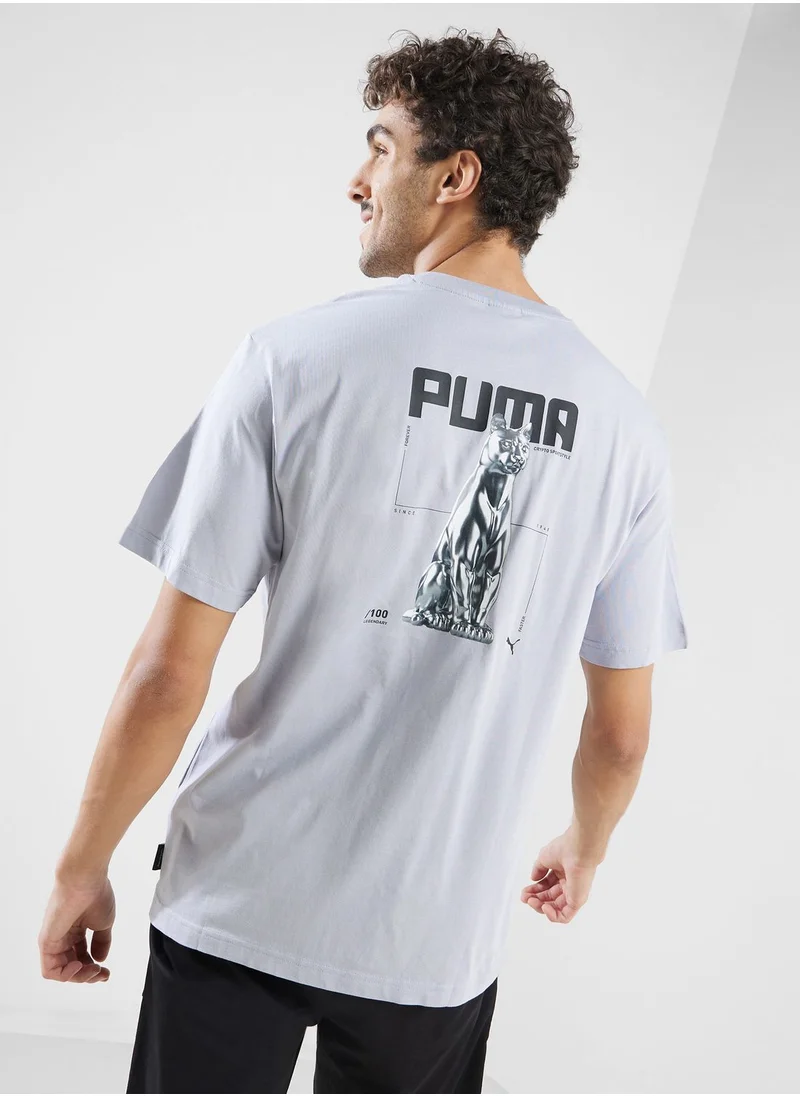 PUMA Chrome Cat Graphics T-Shirt