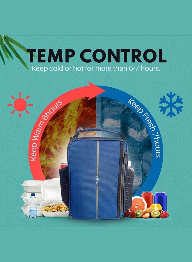 CLEVEREE Lunch Bag - Insulated Lunch Bags for Women, Men, Leakproof Thermal Lunch Box Bag for Kids Adults - Large Lunch Bag Reusable Cooler Meal Prep Lunch Bag for Work, School, and Picnic - Image 3