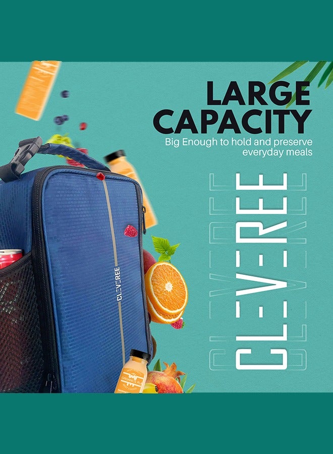 CLEVEREE Lunch Bag - Insulated Lunch Bags for Women, Men, Leakproof Thermal Lunch Box Bag for Kids Adults - Large Lunch Bag Reusable Cooler Meal Prep Lunch Bag for Work, School, and Picnic - Image 2