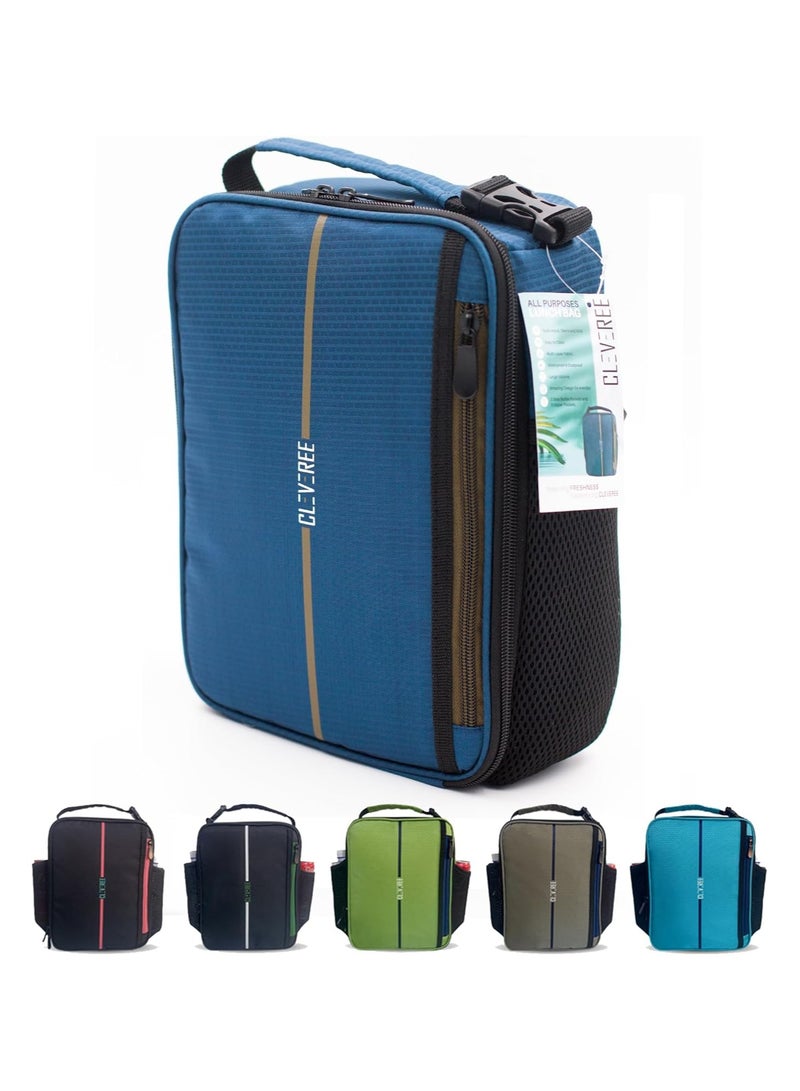 CLEVEREE Lunch Bag - Insulated Lunch Bags for Women, Men, Leakproof Thermal Lunch Box Bag for Kids Adults - Large Lunch Bag Reusable Cooler Meal Prep Lunch Bag for Work, School, and Picnic - Image 1