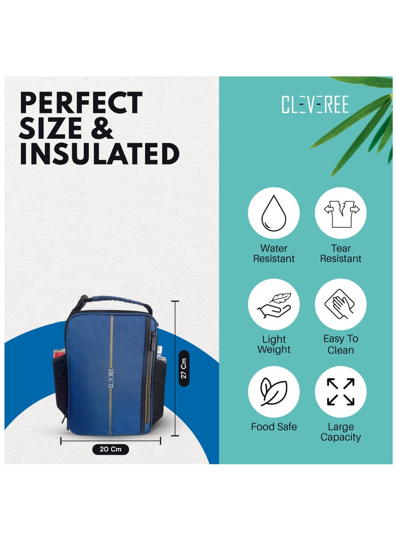 CLEVEREE Lunch Bag - Insulated Lunch Bags for Women, Men, Leakproof Thermal Lunch Box Bag for Kids Adults - Large Lunch Bag Reusable Cooler Meal Prep Lunch Bag for Work, School, and Picnic - Image 4