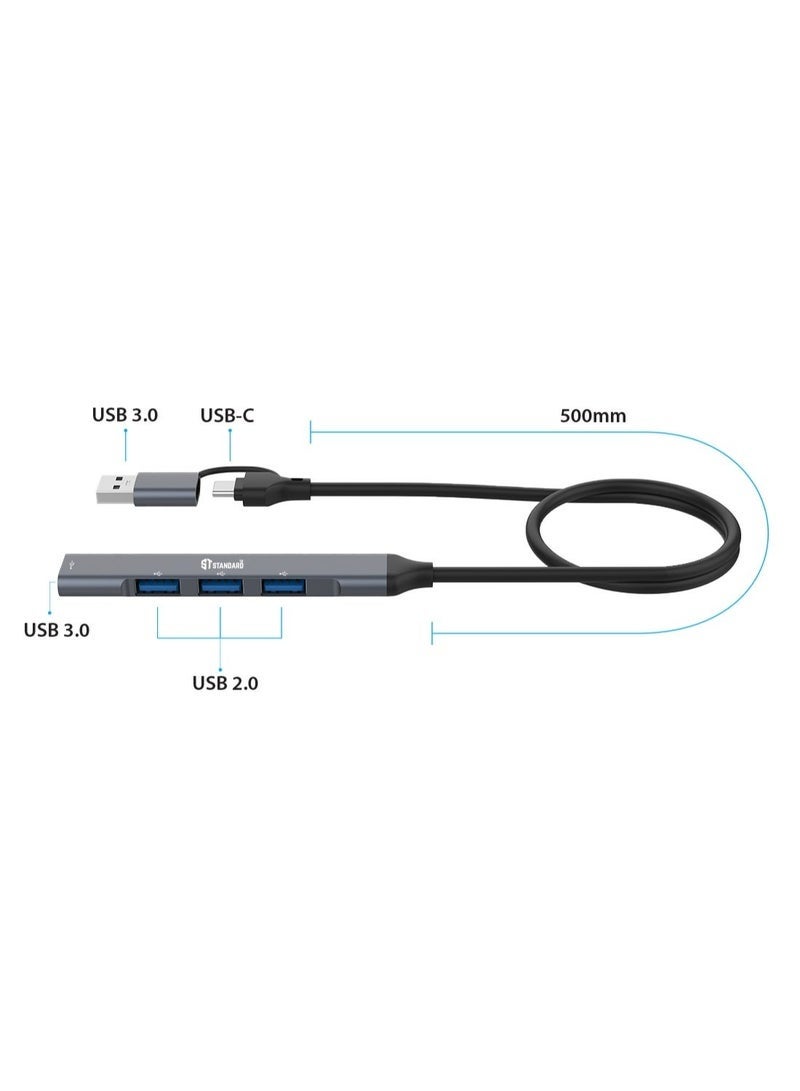 ststandard Ststandard UCA9701 4-in-2 Usb Hub usb3.0 Z13CA42F4E733917A0D65Z