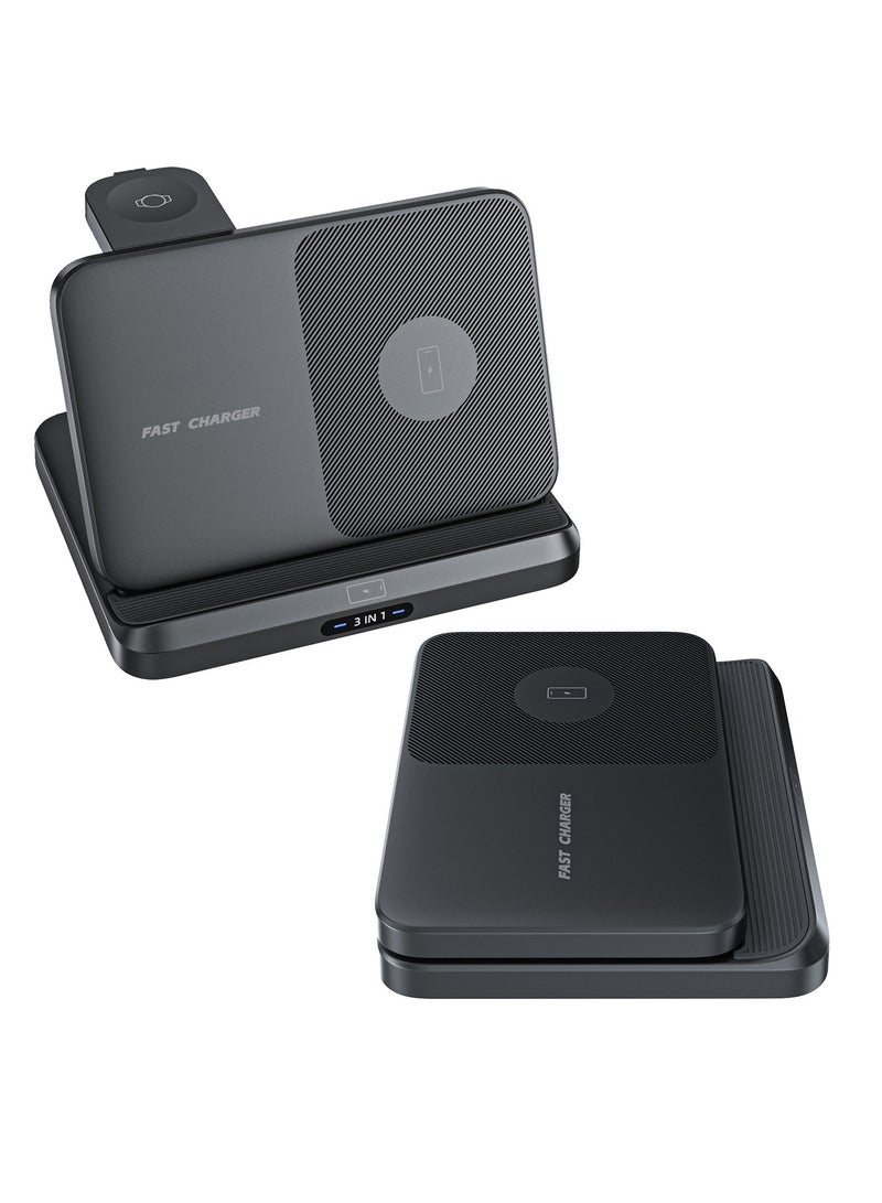 General Foldable 3-in-1 Wireless Charger: Wireless Charging Solution for Samsung FOLD Series Mobile Phones  - Image 2