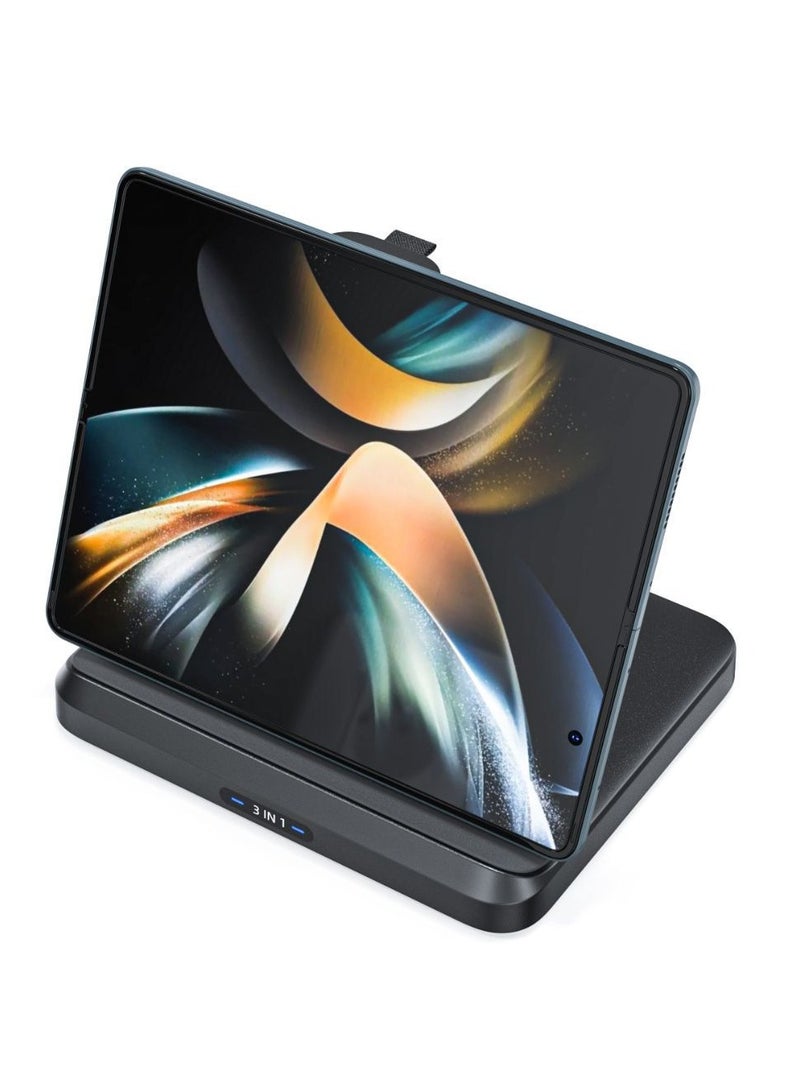 General Foldable 3-in-1 Wireless Charger: Wireless Charging Solution for Samsung FOLD Series Mobile Phones  - Image 3
