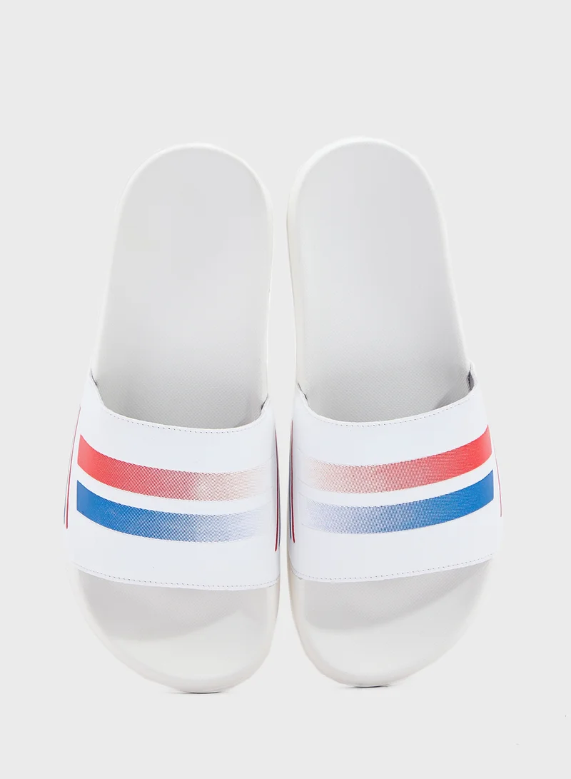 Seventy Five Stripes Detail Casual Slides