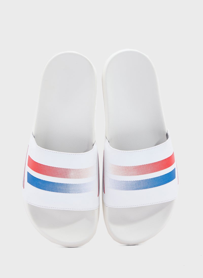 Seventy Five Stripes Detail Casual Slides  - Image 4