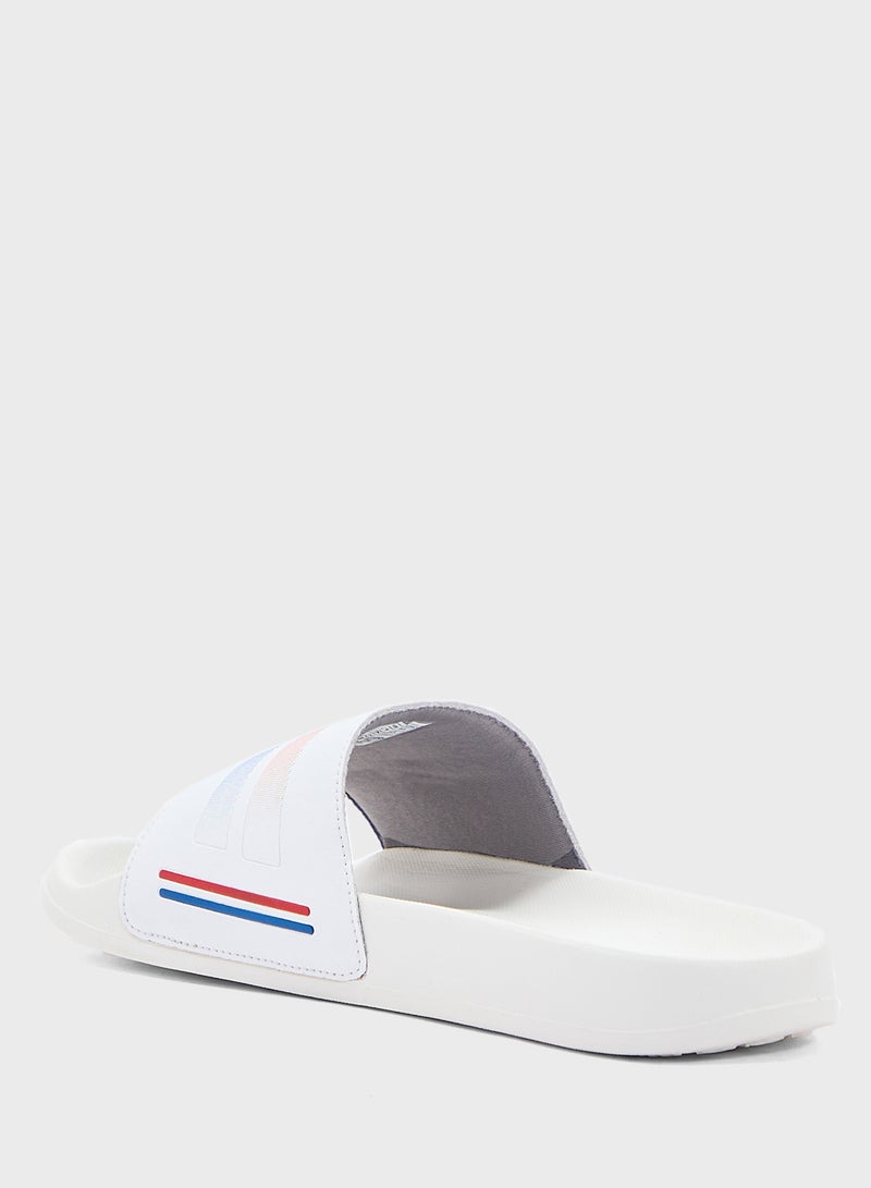 Seventy Five Stripes Detail Casual Slides  - Image 2