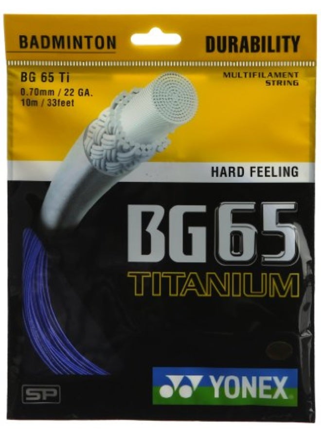Yonex BG 65 Ti Titanium Badminton String - Image 1