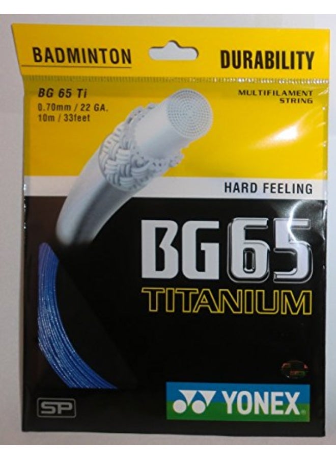Yonex BG 65 Ti Titanium Badminton String - Image 2
