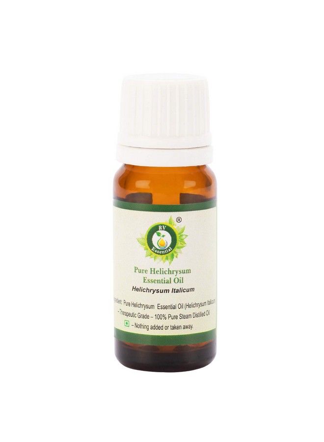 r v essential Pure Helichrysum Essential Oil 10Ml Helichrysum Italicum (100% Pure And Natural Steam Distilled)  - Image 2