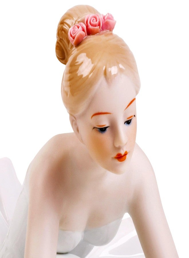 MTME Porcelain Figurines Ballet, Sculpted Statue, Handicrafts, Art Ware, Sculpture, Home Decor (Ornament, Decoration, Gift) (Elegance) - Image 4