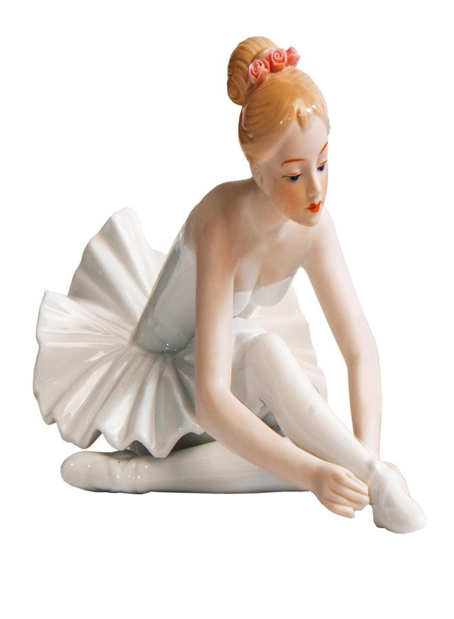 MTME Porcelain Figurines Ballet, Sculpted Statue, Handicrafts, Art Ware, Sculpture, Home Decor (Ornament, Decoration, Gift) (Elegance) - Image 1